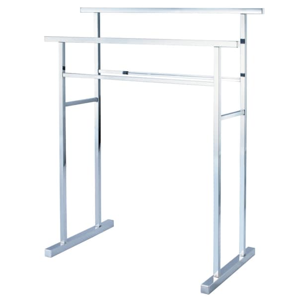 SCC8241 Pedestal Steel Construction Towel Rack, Polished Chrome